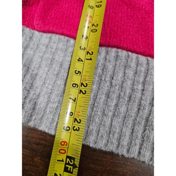 Vintage y2k Aeropostale Pink White Striped Hoodie Jacket Size L Women's - Picture 4 of 5